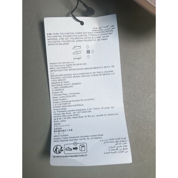 The Drop Women's Paulina Pointed-Toe Two-Tone Mule Praline Quilted Size 7 - Picture 10 of 10